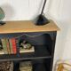 Oak bookcase shelf