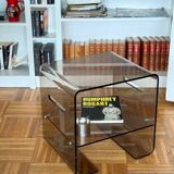 Smoked Plexiglas coffee table