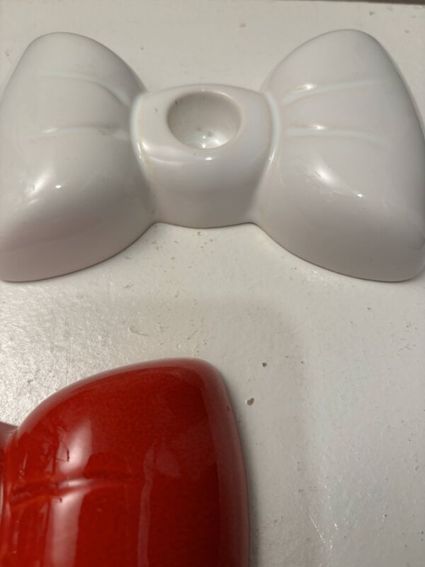 Paire de bougeoirs noeud papillon, Jean-Claude Peiré, 1980