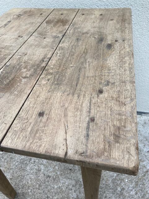 Antique solid wood table