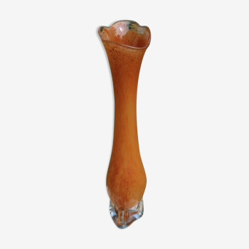 Vase orangé design