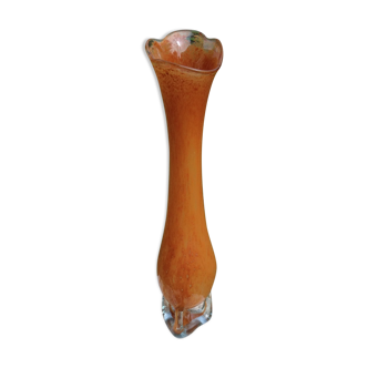 Vase orangé design