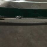 Chrome and glass coffee table in Space Age style from the mid-century, 1960s.