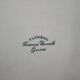 Givors Floreal flat iron presentation plate