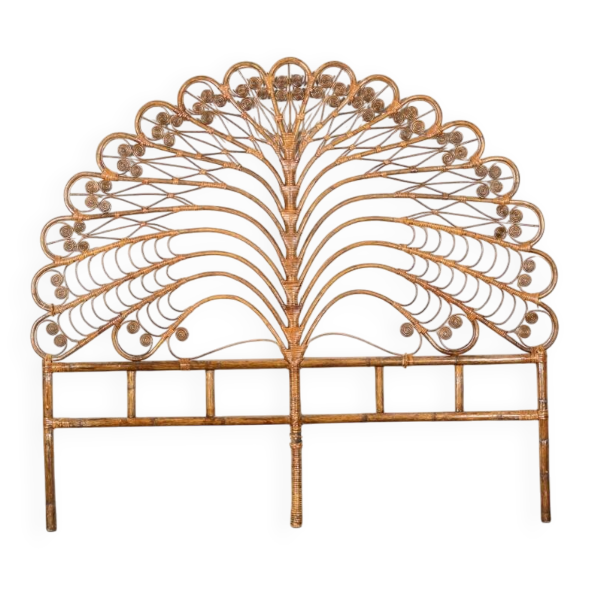Peacock headboard
