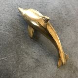 Dolphin vintage solid brass - animal collection brass 12,5 cm