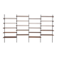 Rosewood Modular Wall System By Kai Kristiansen For Feldballes