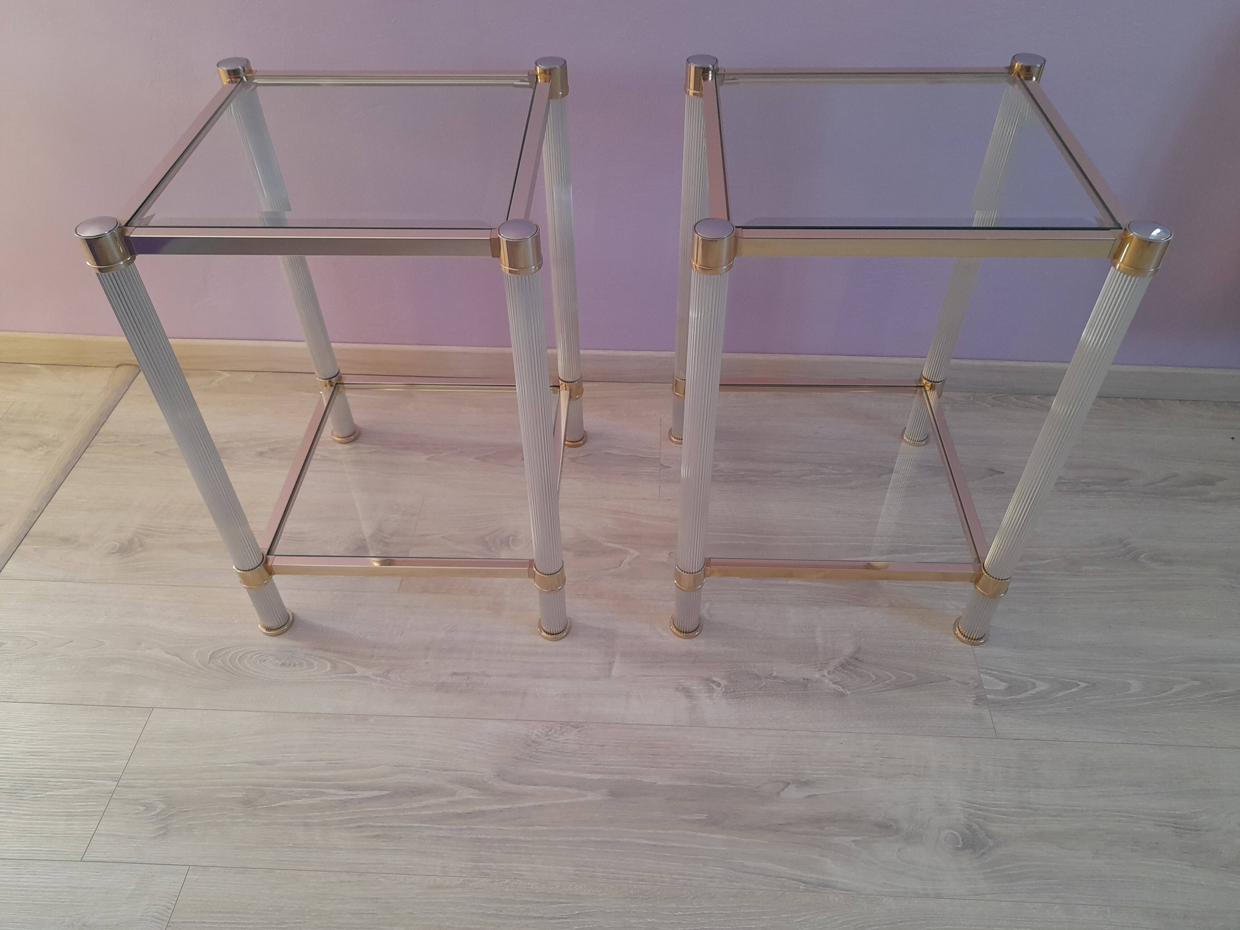 Paires de tables basses bouts de canapé