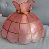 Pink mother-of-pearl chandelier