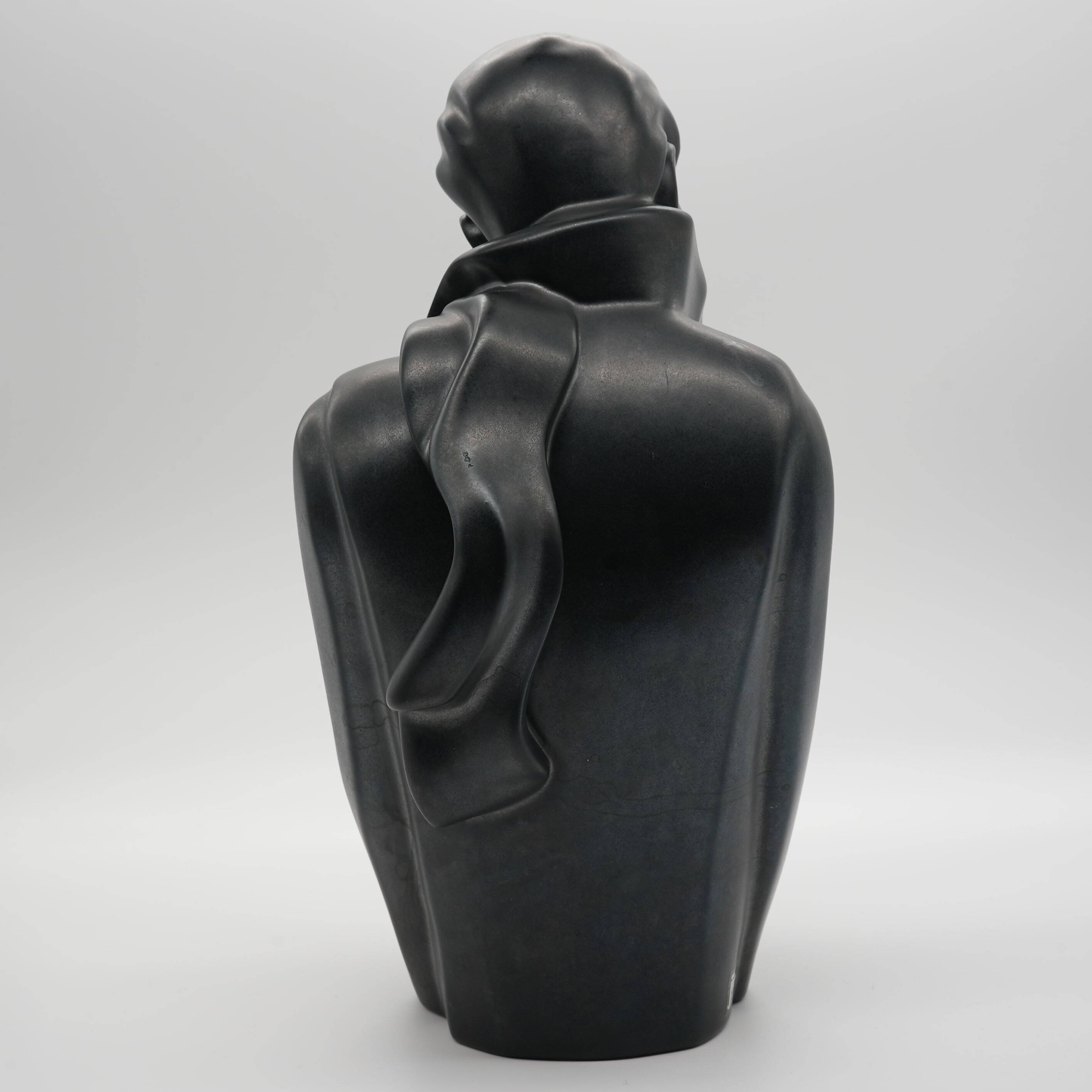 Figurine, loving couple, Scandinavian ceramic, 1970s