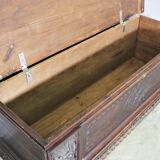Carved walnut chest, 1920s