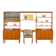 Free standing wall unit with a desk by bertil fridhagen, sweden, 1960s