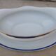 1 antique porcelain sausage Limoges blue and gold nets