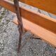 Folding bench from a 1950s café.