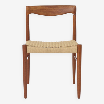 1 of 2 Vintage Dining Chairs by H.W.Klein for Bramin, Denmark, 1960s