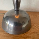 Large table lamp (108cm) designed by Kovacs and Sonneman for Escapade Paris vintage from the 80s in metal and chrome.