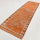 4x12 Sun Muted Vintage Runner, Long Wide Runner Rug, 107x368Cm