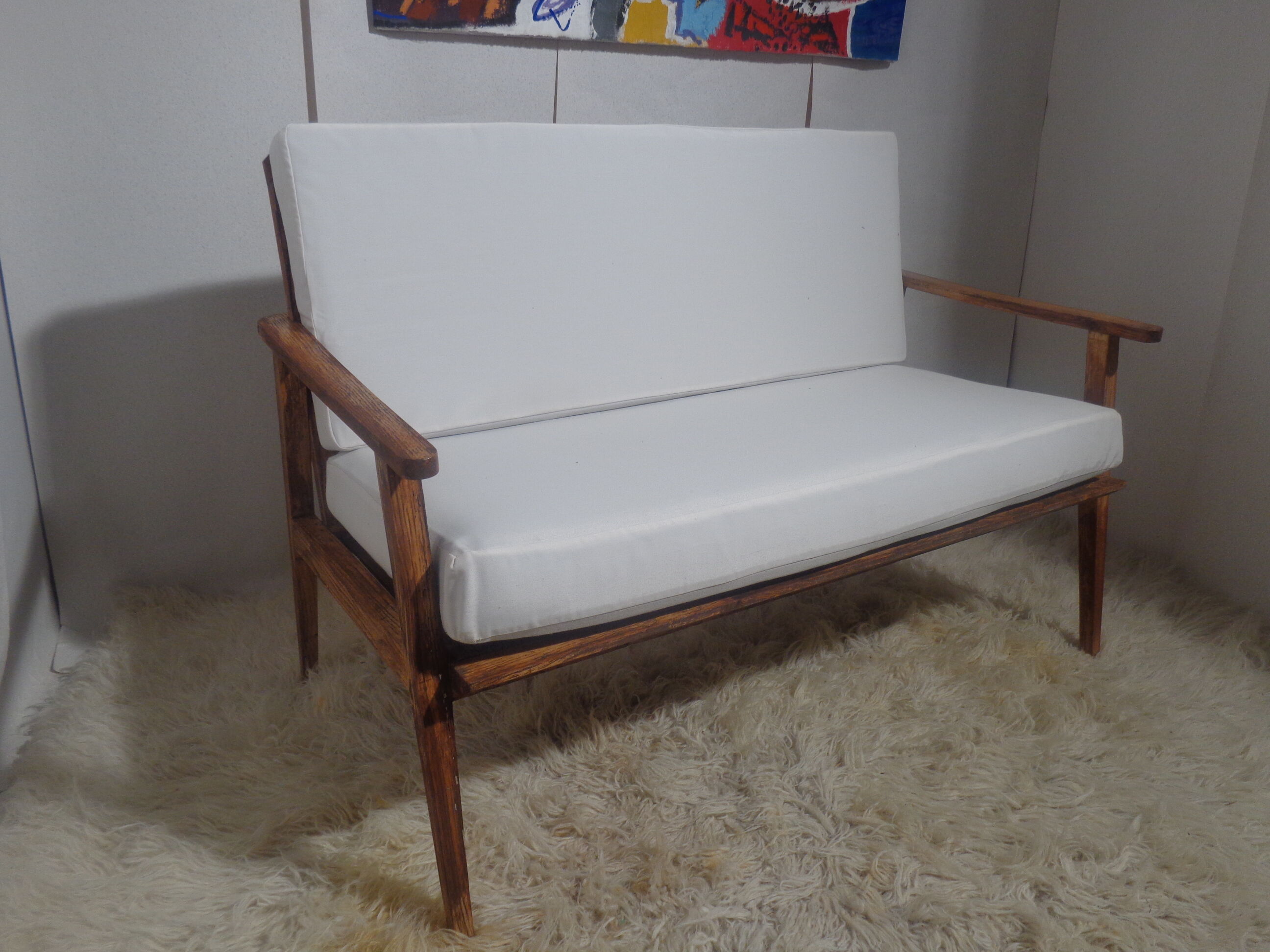 Vintage Scandinavian bench of the years 60