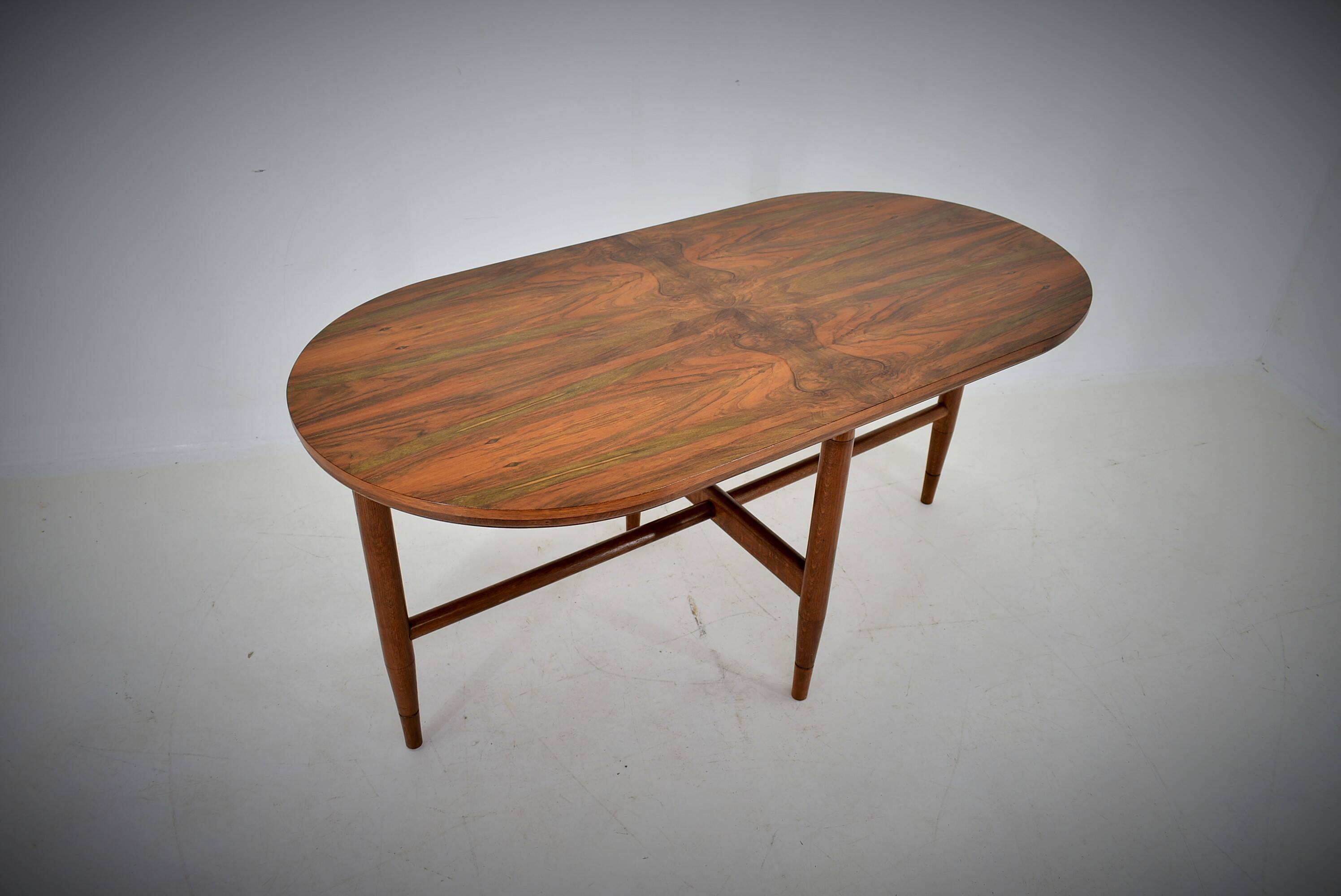 1960s Beech Dining Table, Czechoslovakia