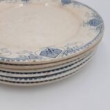 12 assiettes Terre de Fer U&C Sarreguemines