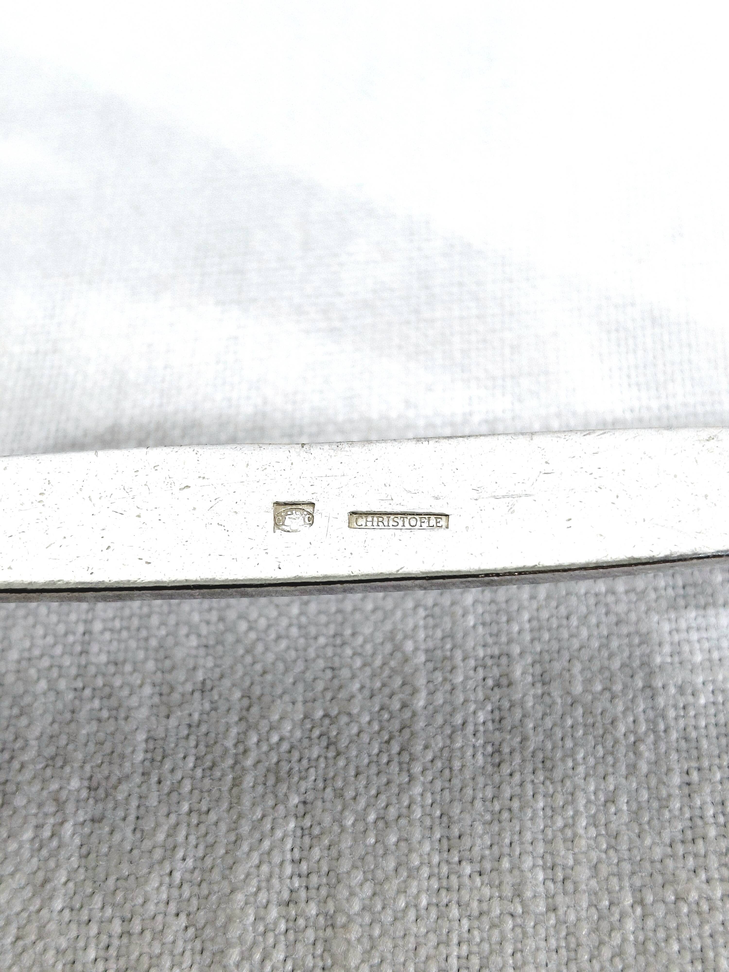 CHRISTOFLE - SET OF 11 SILVER-PLATED KNIFE RESTS