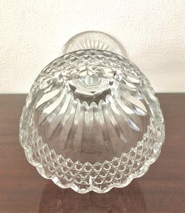 Vase 1960 cristal de bohême taillé