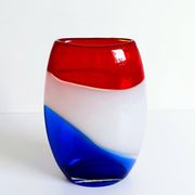 Post-Modern Murano Art Glass Vase by Cose Belle, Italy, 1980s