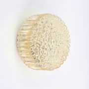 Mid-Century Amber Bubble Glass Wall Lights/Sconces by Helena Tynell for Limburg, 1970s