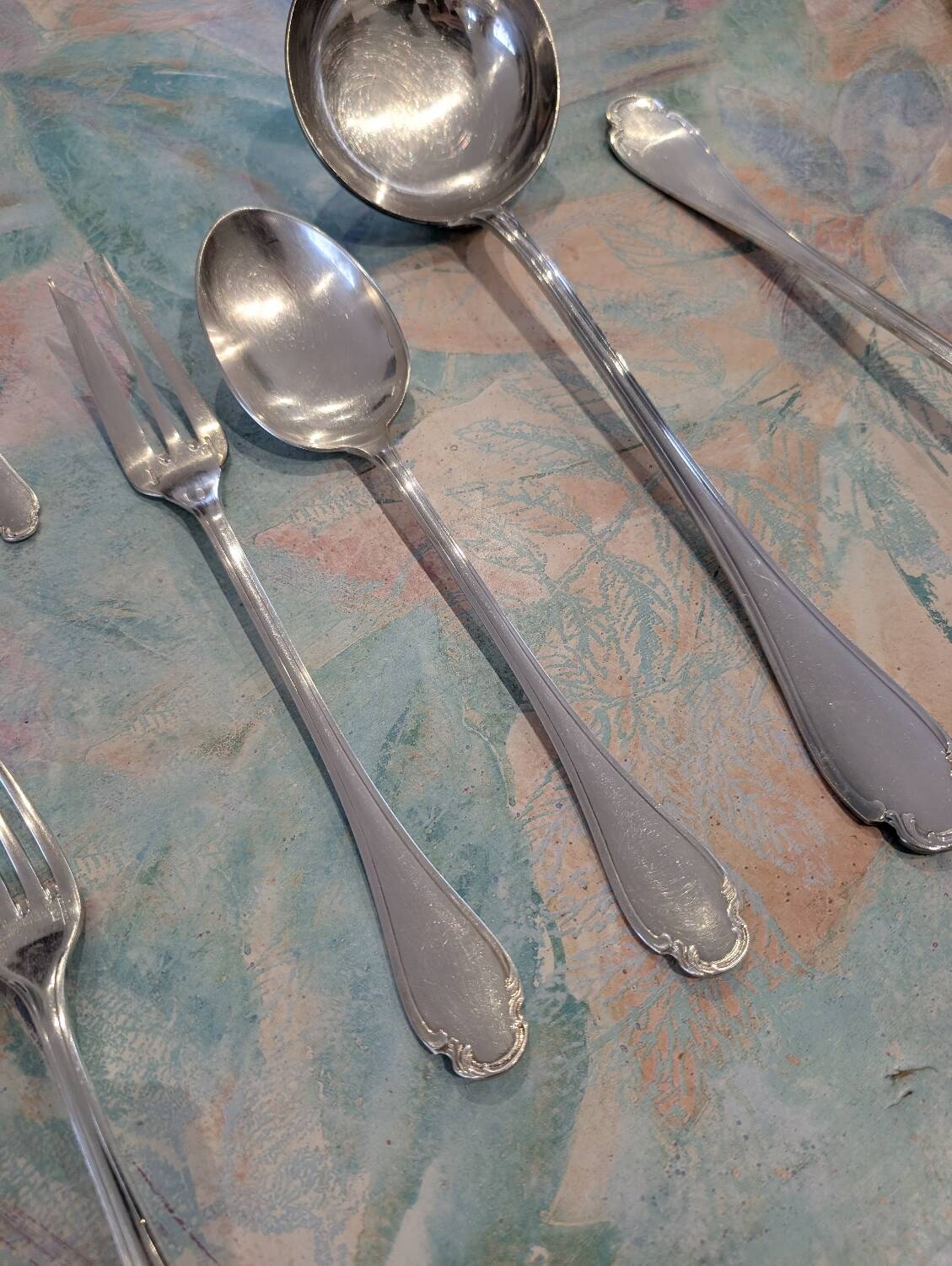 Christofle cutlery set 72 pieces silver-plated metal