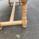 Renovated extendable farmhouse dining table made of solid wood, 200cm, 1950.