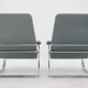 1970s Pair of Rare Tubular Armchairs
