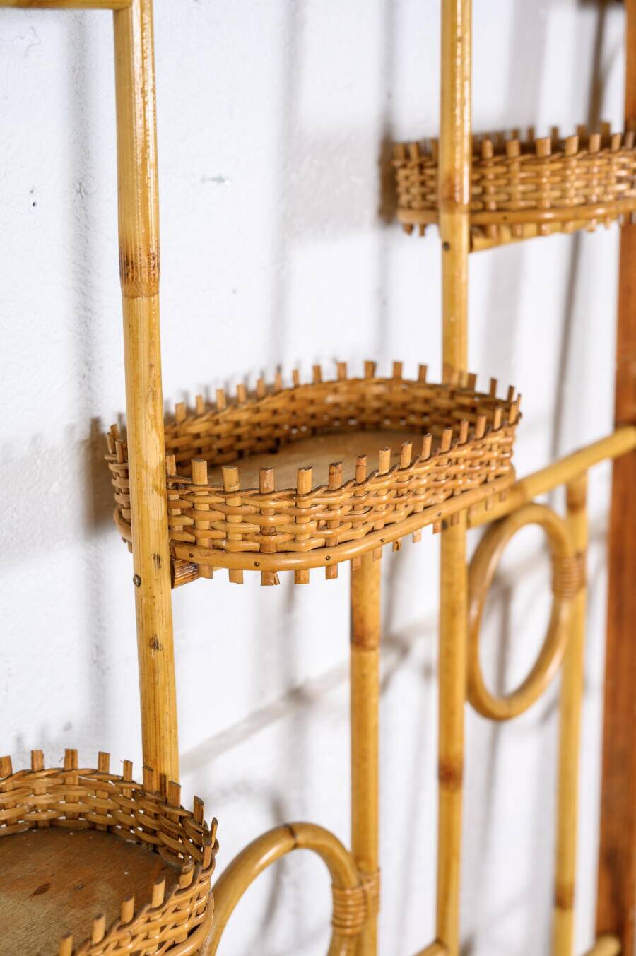 Bamboo and wood screen