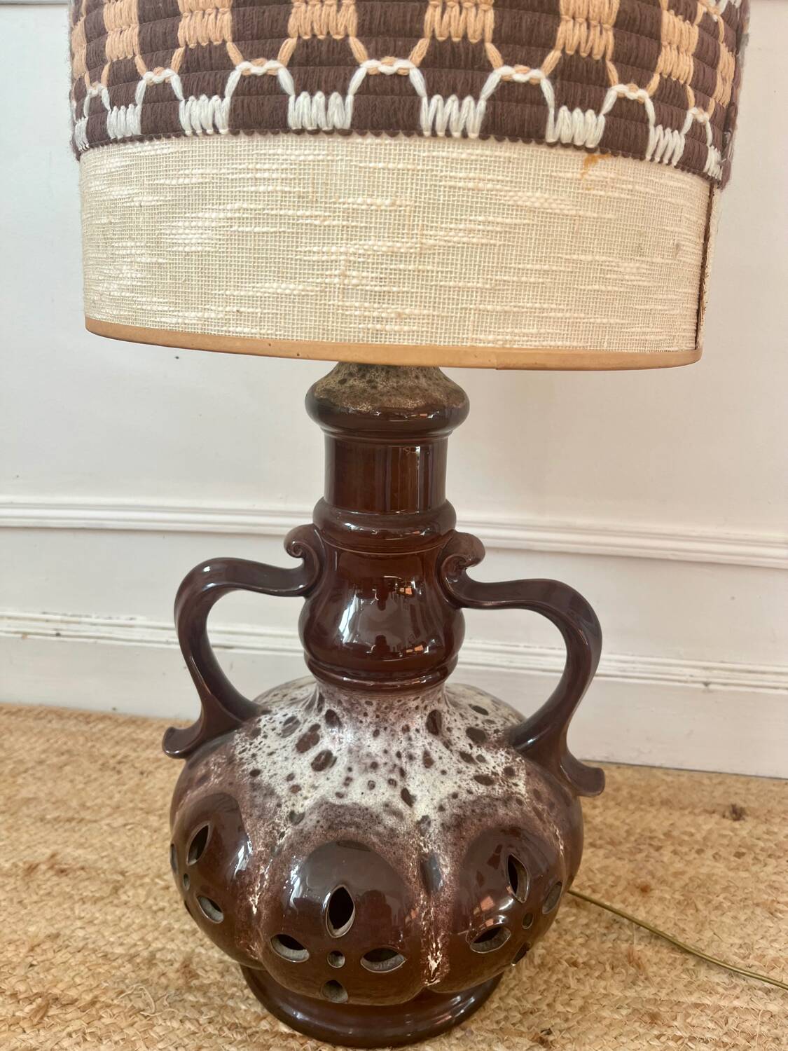 Lampe de sol en céramique, 1970