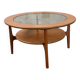 Mid-Century Retro Round Coffee Table by Schreiber 1960s