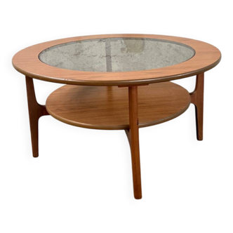 Mid-Century Retro Round Coffee Table by Schreiber 1960s