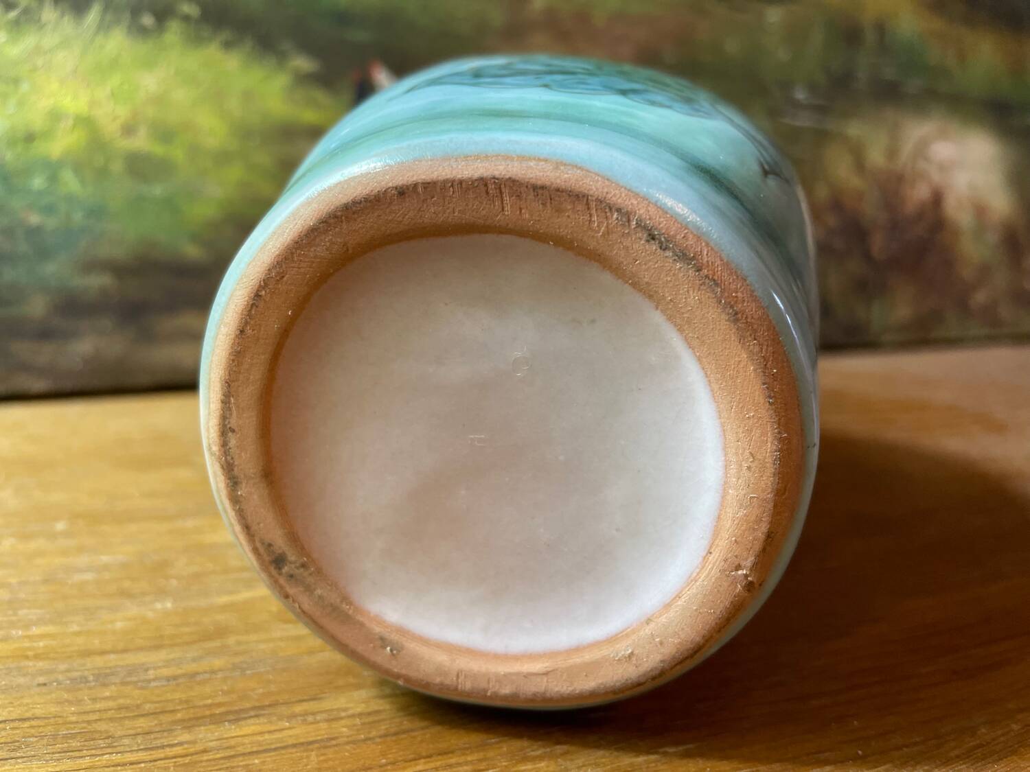 Vase vintage signé lp
