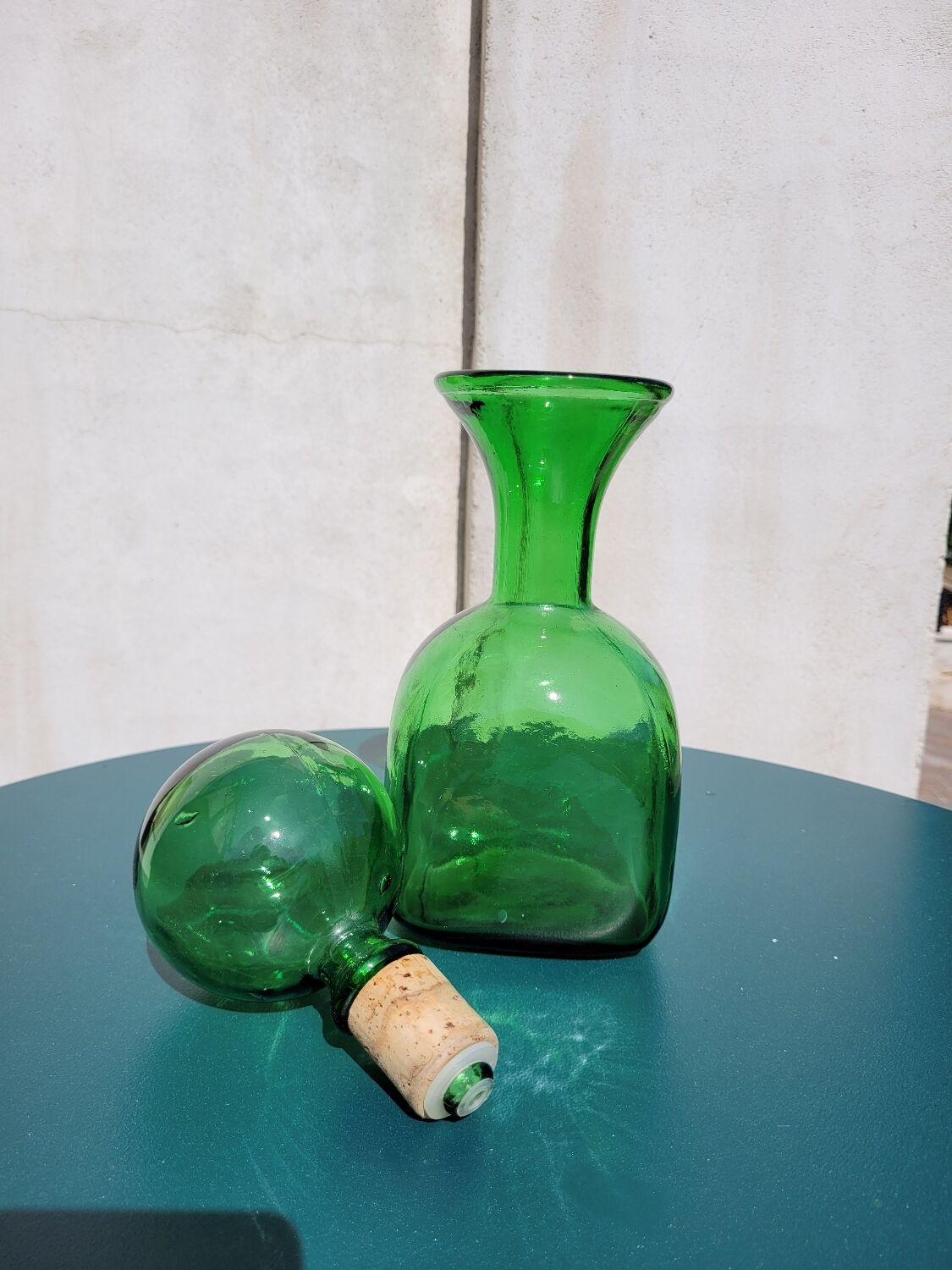 Vintage glass decanter