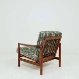 Vintage Armchair Green Cushions Classic Design