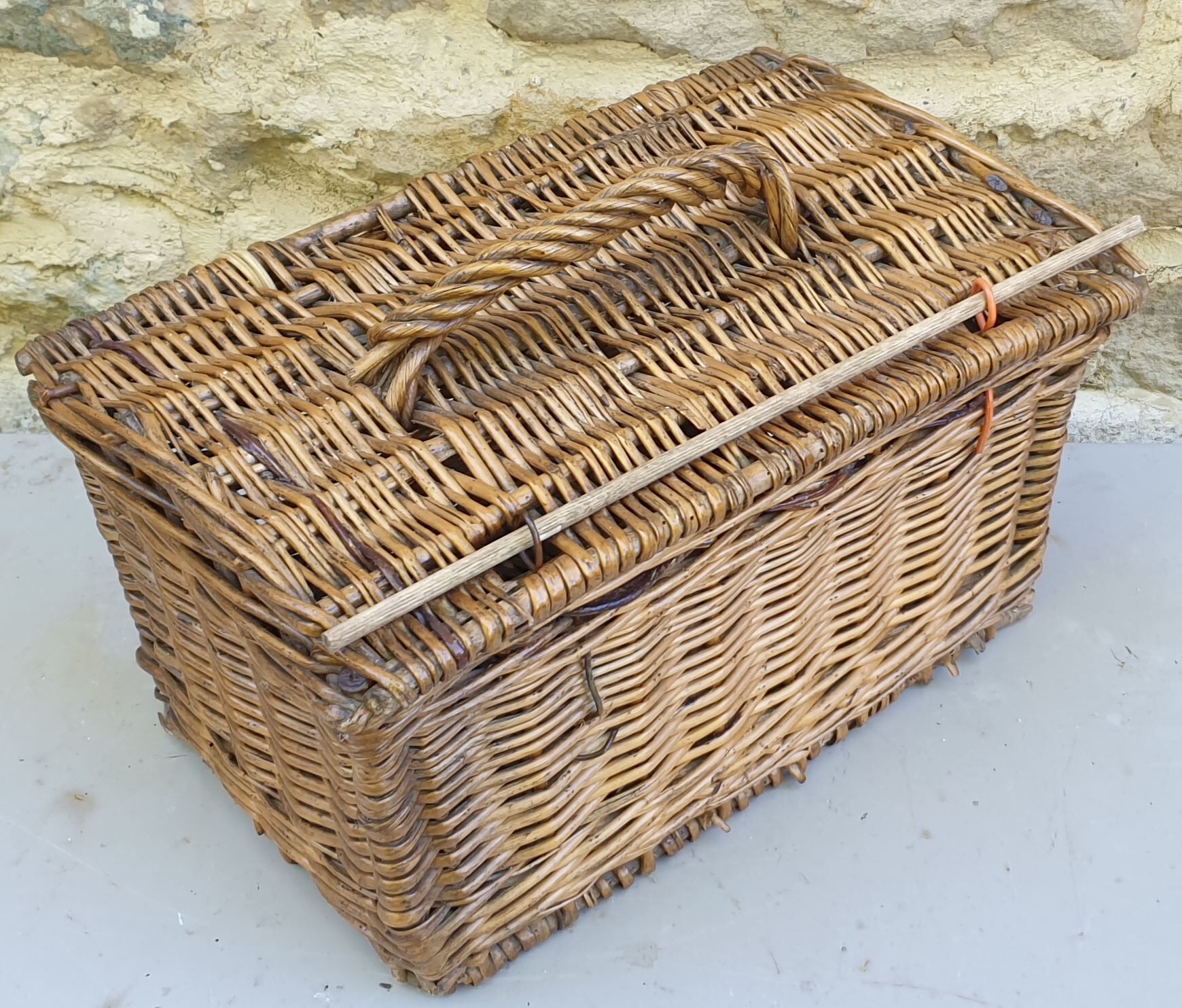 Very old briefcase - wicker meal