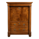 Empire period walnut secretary