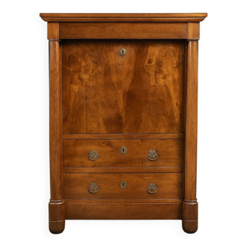 Empire period walnut secretary