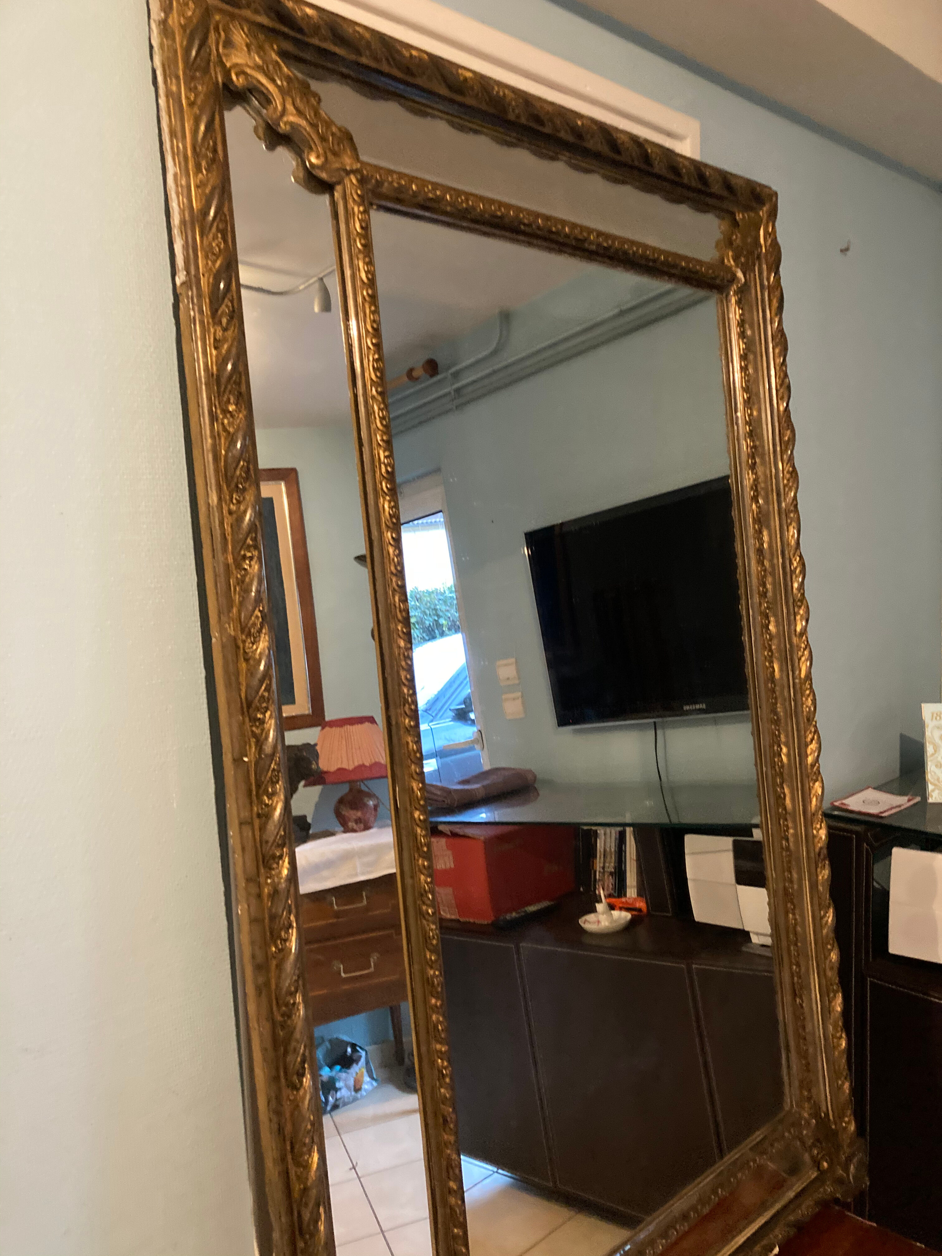 Mirror with old parclose - 160x103cm