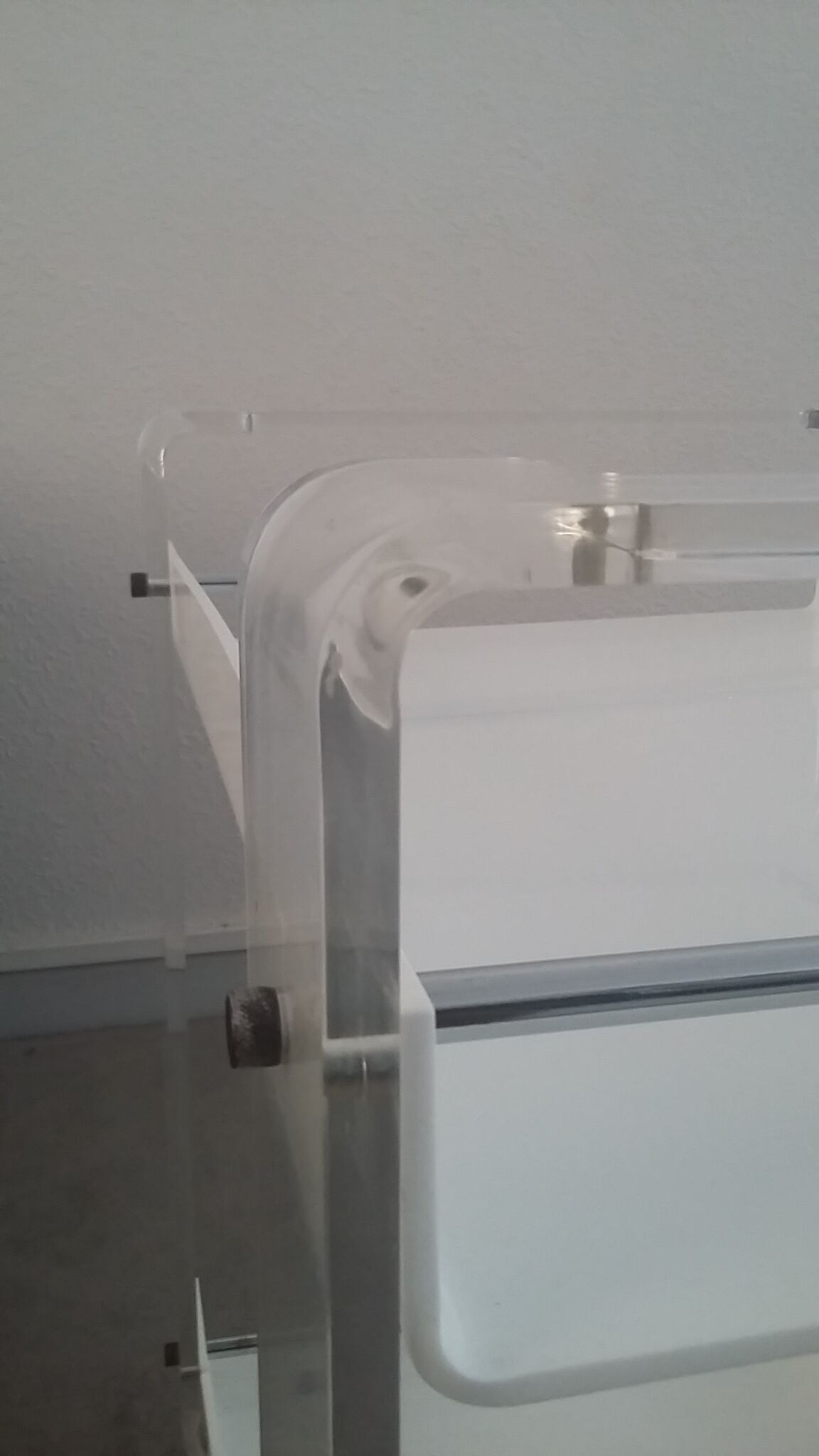 Desserte space age 1970 méthacrylate et perspex
