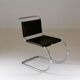 MR chair in leather by Ludwig mies Van der Rohe