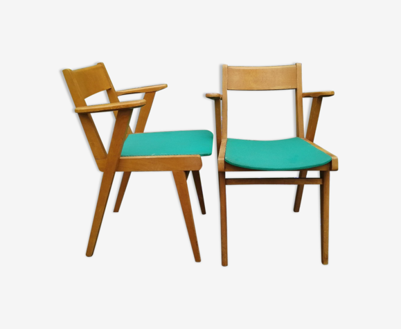 Paire de chaises reconstruction 1960