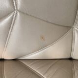 Ottoman 2-seater leather sofa