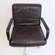 Chaise de bureau en cuir Wilkhahn Delta 2000 par Delta Design