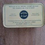 Old vichy pastilles metal box