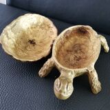 Empty vintage animal bronze pocket