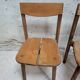Paire de chaises grain de café
